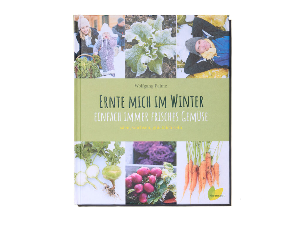 Das Buch "Frisches Gemüse im Winter ernten" von Wolfgang Palme.